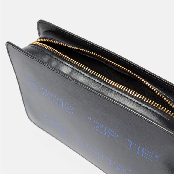 OFF-WHITE Zip Tie Medium leather clutch - Picture 3 of 4